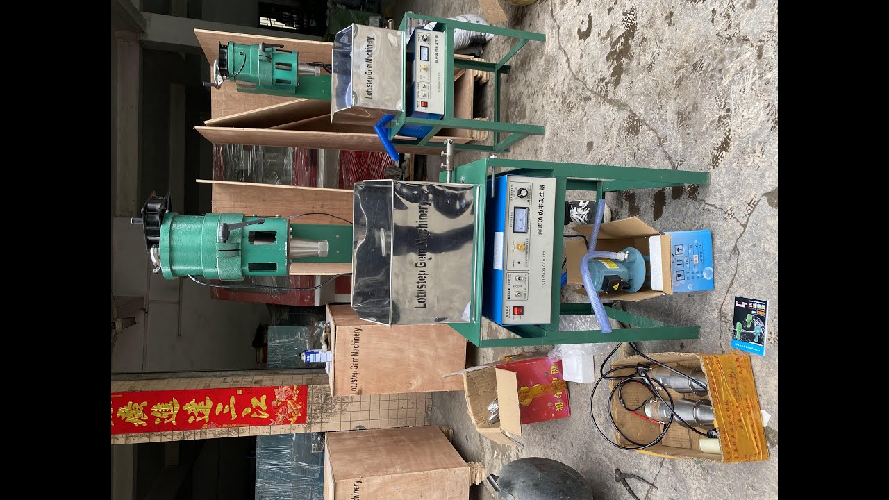 How to install the ultrasonic drilling machine for first time