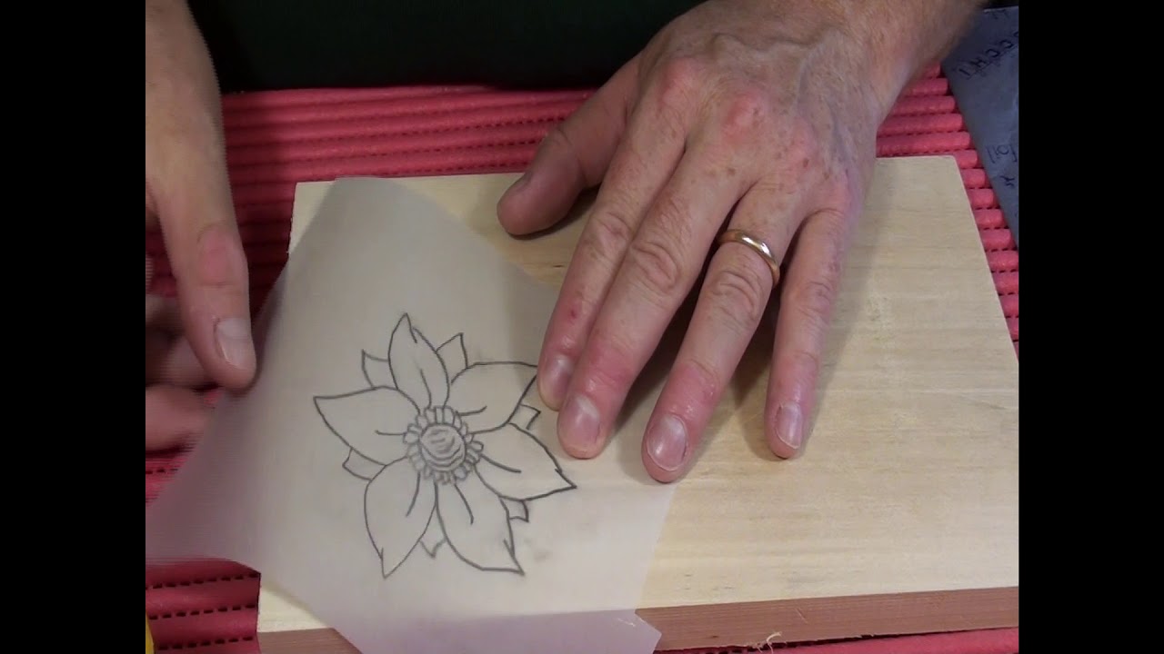 Woodcarving How to transfer drawings on wood