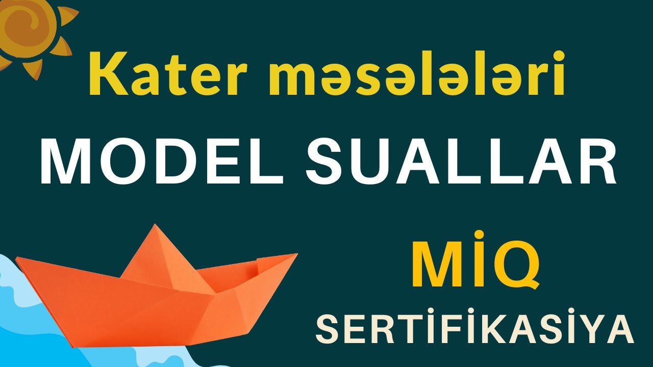 Kater məsələləri | Model suallar | Canlı yayım