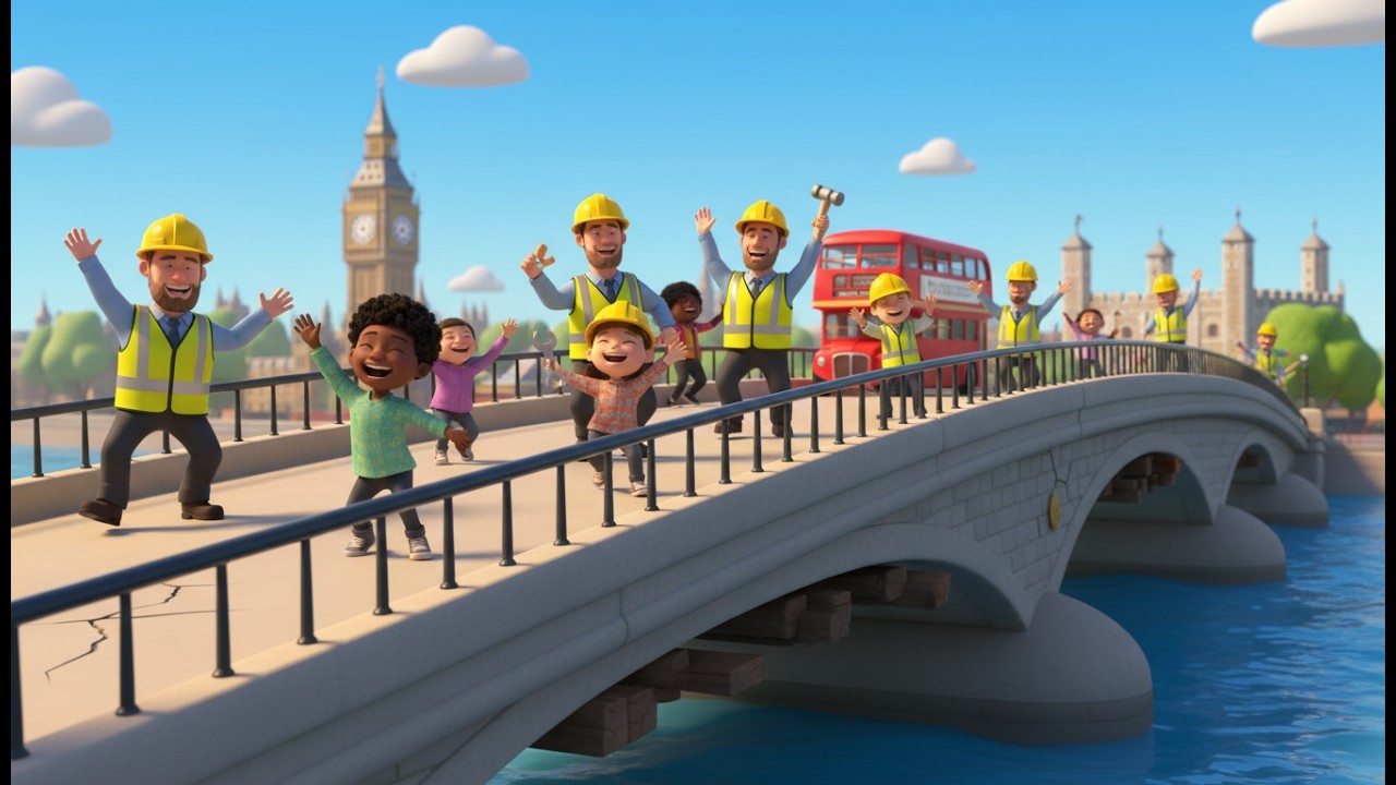 London Bridge Is Falling Down | Nursery Rhymes For Kids | TIKI FUN KIDS