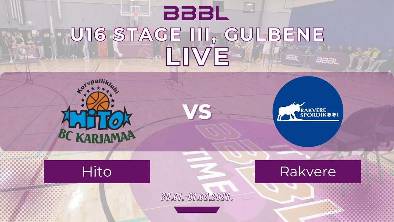 KK Hito/Johvi Spordikool 2010 vs Rakvere 2010 | BBBL U16