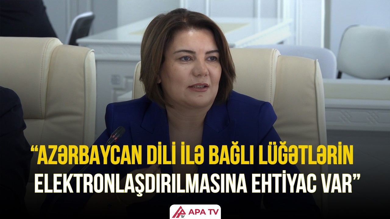 Media nümayəndələri üçün “Ana dili” mükafatı təsis olunacaq | APA TV