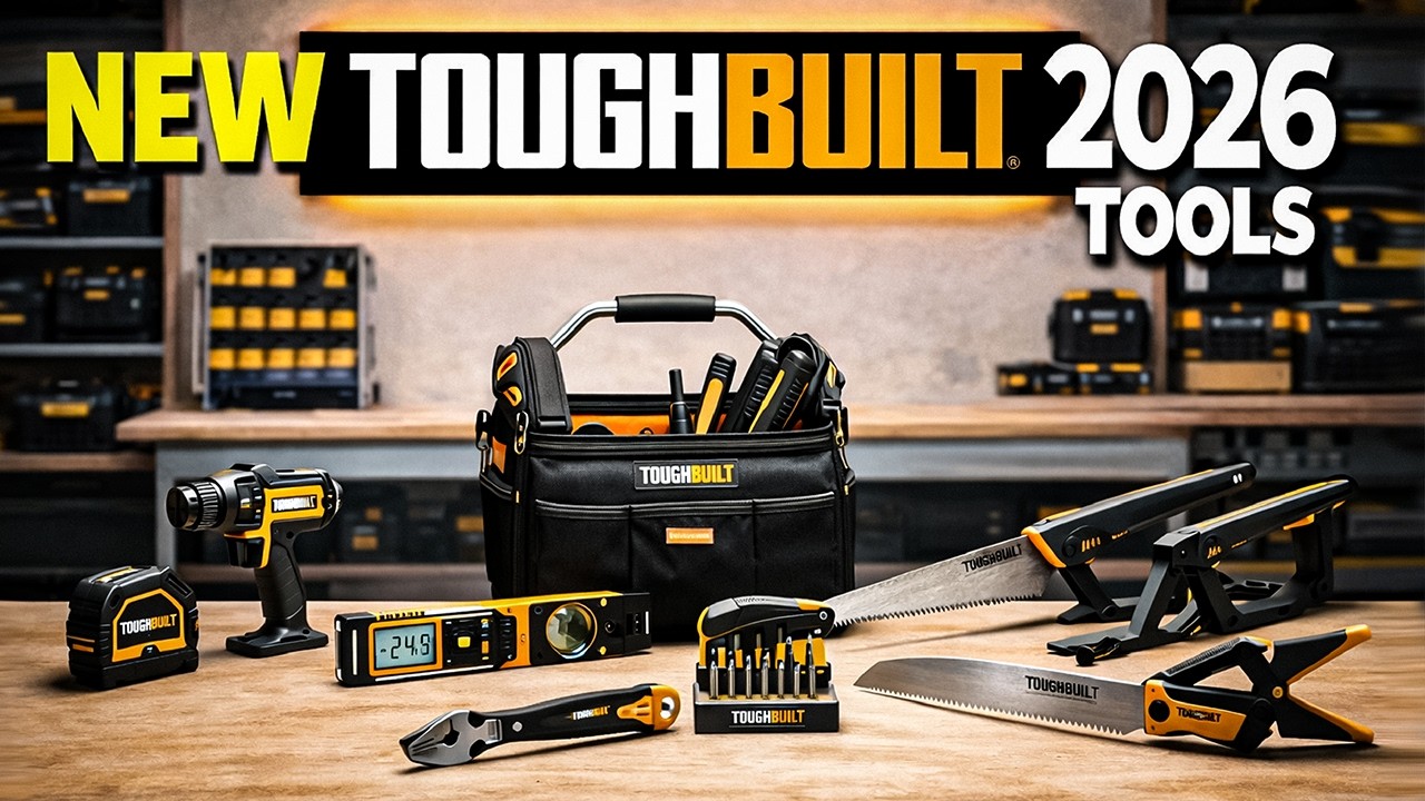 Новинки от Toughbuilt Tools появятся в 2026 году &mdash; вам стоит с ними ознакомиться!