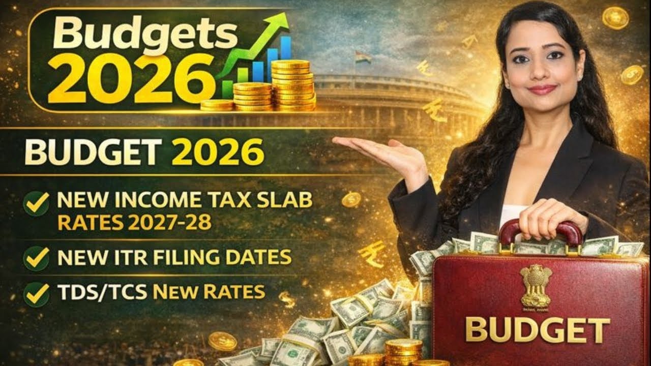 Budget 2026 New Slab Rates 2027-28 | TDS/TCS Rates 2026 | ITR Deadline Extended #budget2026