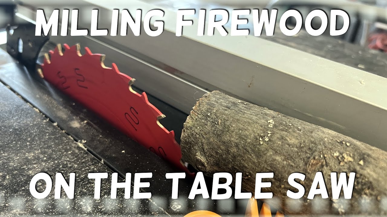 Milling firewood on the table saw!