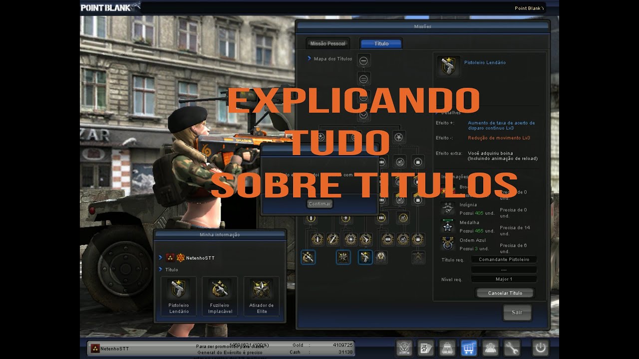 Point Blank - T&Iacute;TULOS, EXPLICANDO TUDO !