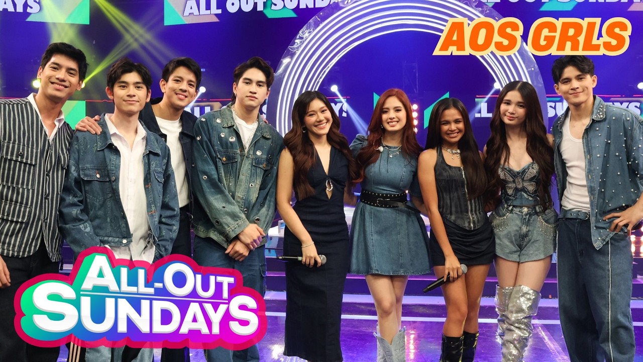 AOS Girls, AOS Boys, and Kyline Alcantara beat the summer heat with cool moves! | All-Out Sundays