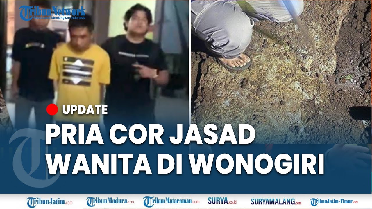 🔴TAMPANG PEMBUNUH WANITA DICOR DI WONOGIRI, Mengaku Tolak Diminta Nikahi Korban