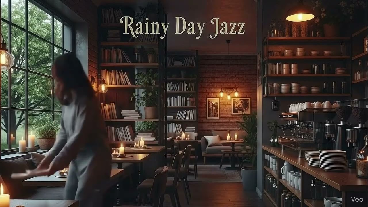 [ #RainyDayJazz #36 ] Relaxing Jazz for Study, Work & Focus | Cozy Coffee Shop Ambience