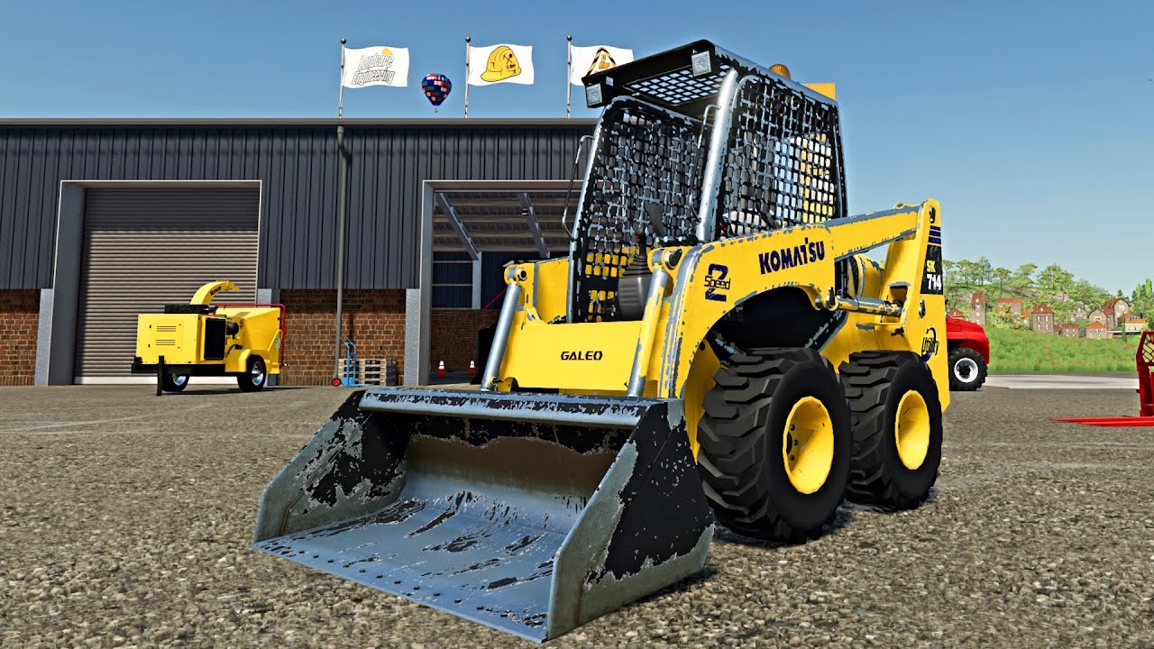 FS22 🚧 Komatsu SK-714 🚧 Farming Simulator 22 Mods