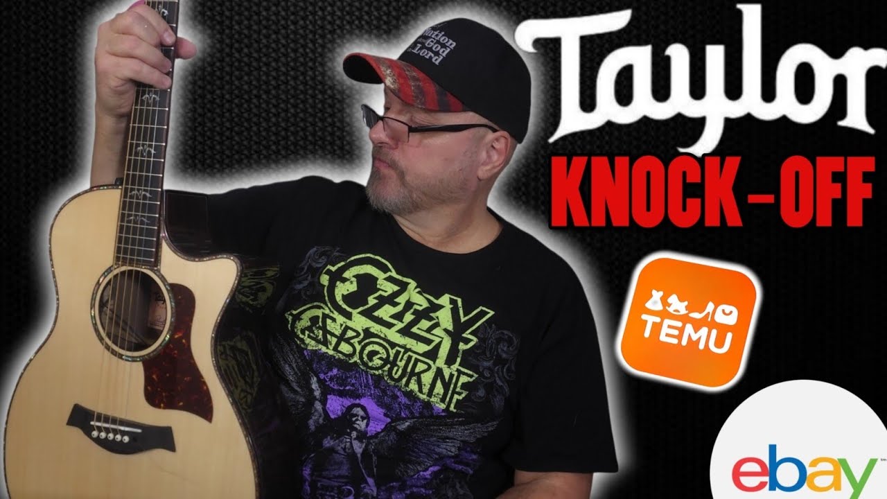TAYLOR 914 KNOCKOFF Guitar from TEMU (UNBOXING + First Impression, Review)
