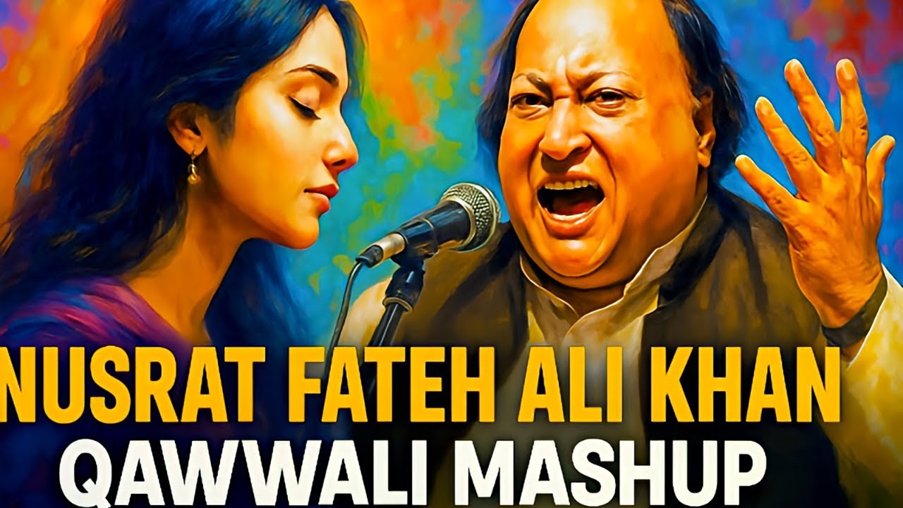 Nusrat Fateh Ali Khan Mashup 2025 | Soulful Qawwali Remix