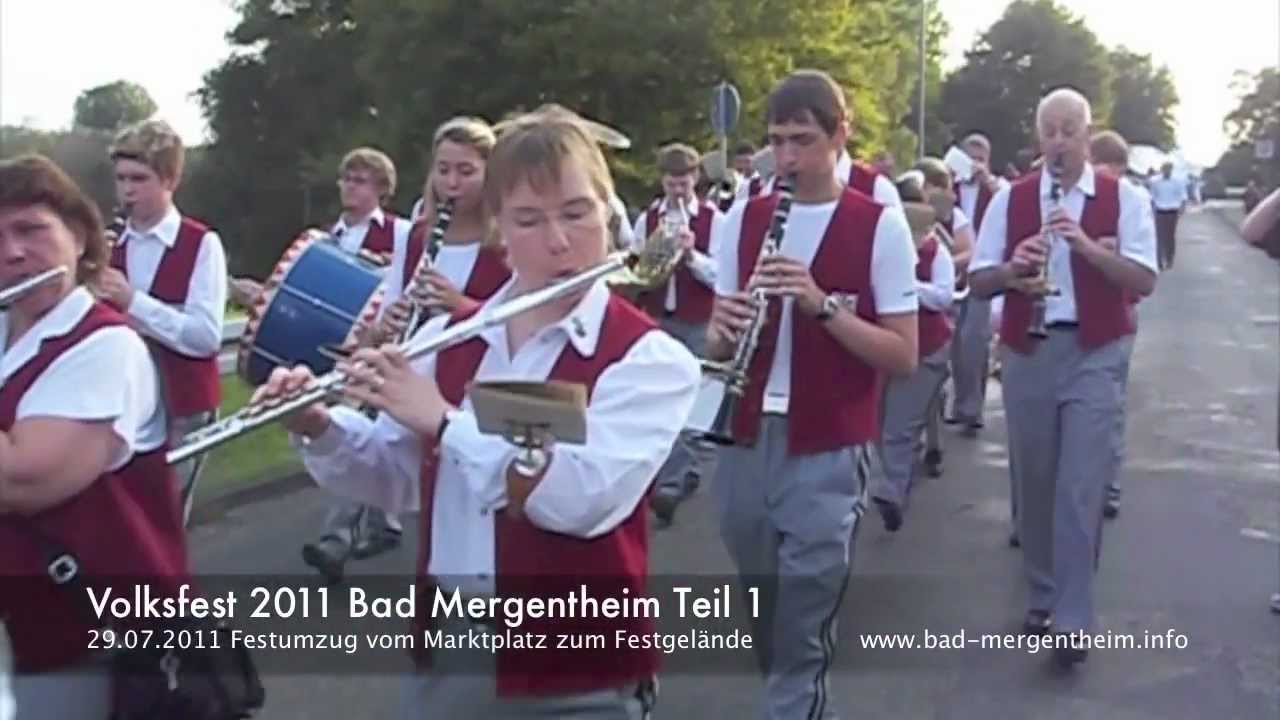 Volksfest 2011 Bad Mergentheim Teil 1 Festumzug