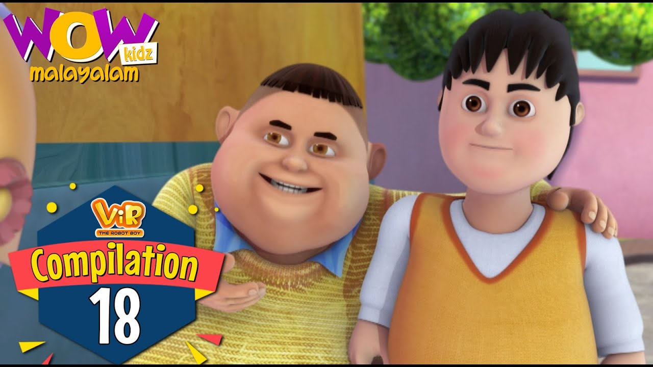 Vir the robot boy | Malayalam Cartoon | Compilation 19 | Malayalam Moral Stories |Malayalam Story