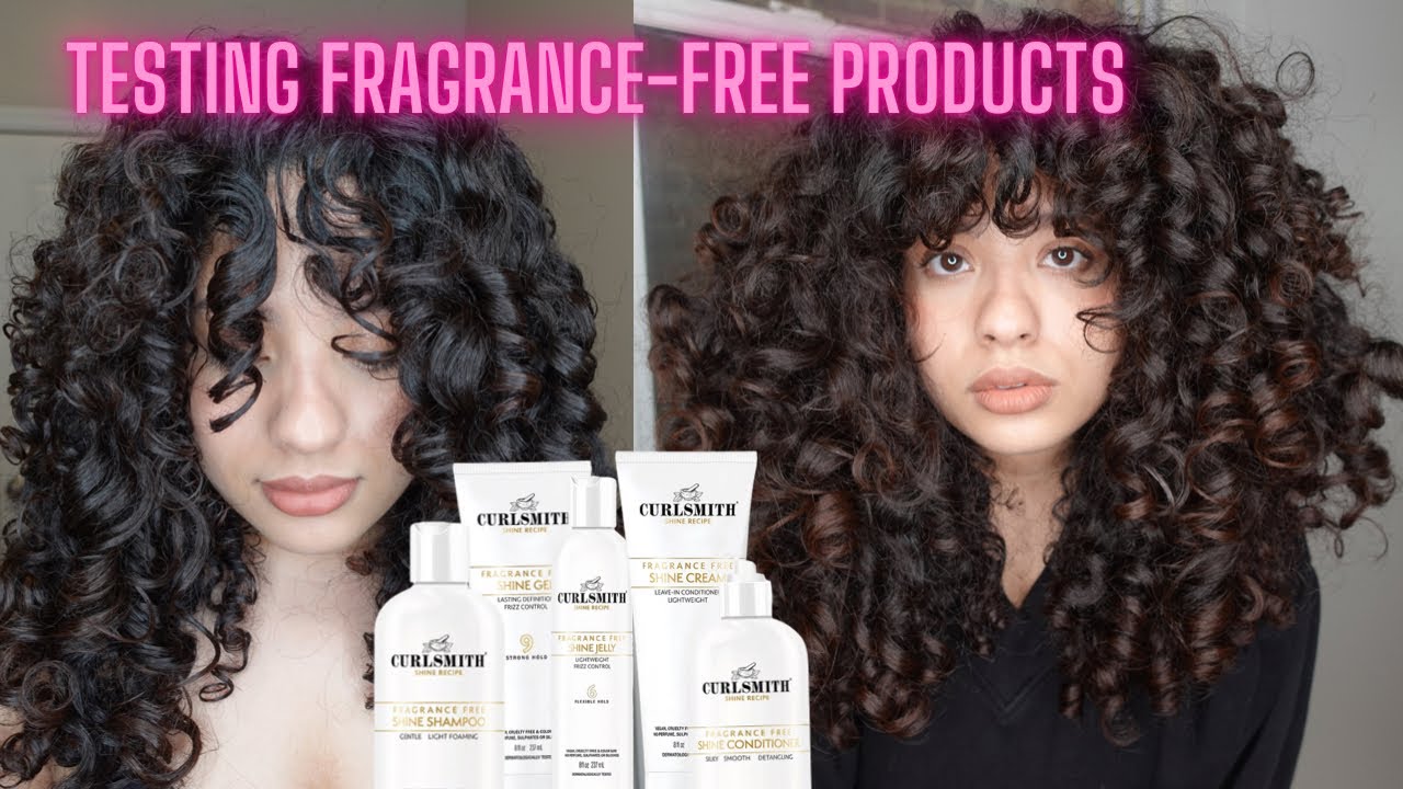 NEW CURLSMITH FRAGRANCE-FREE  SHINE PRODUCTS | ARE THEY WORTH IT? | Testing them on thick hair.