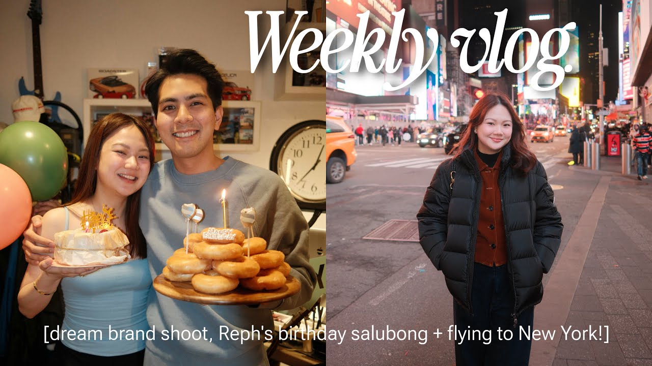 WEEKLY VLOG: BF’S BIRTHDAY, DREAM BRAND SHOOT + FLYING TO NEW YORK!