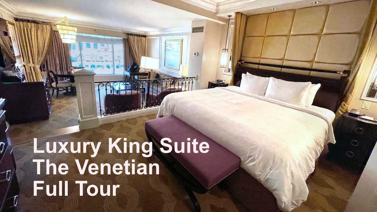 Тур по роскошному номеру-люкс с кроватью размера «king-size» в отеле Venetian Resort + плюсы/мину...