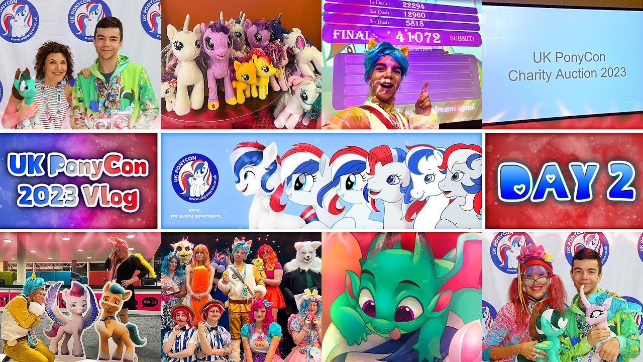 THIS IS THE BEST WEEKEND EVER! - UK PonyCon 2023 VLOG (Day 2/Cosplay Contest/Charity Auction)