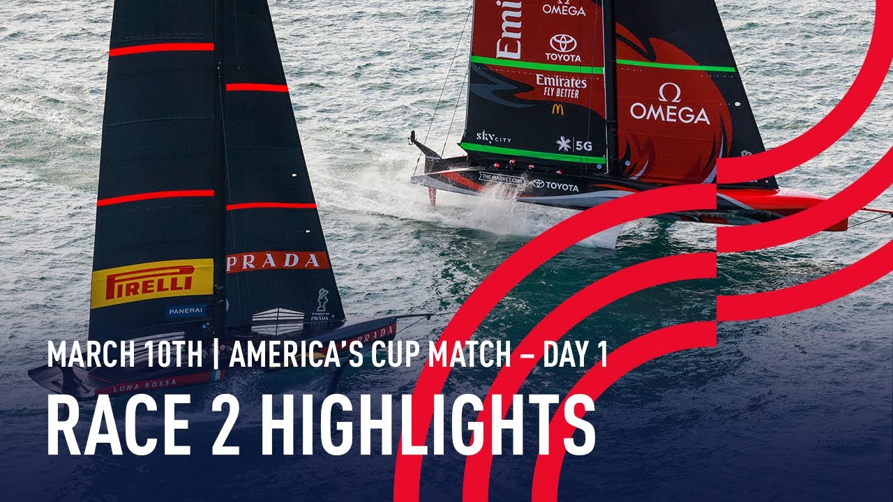 AC36 America's Cup Race 2 Highlights