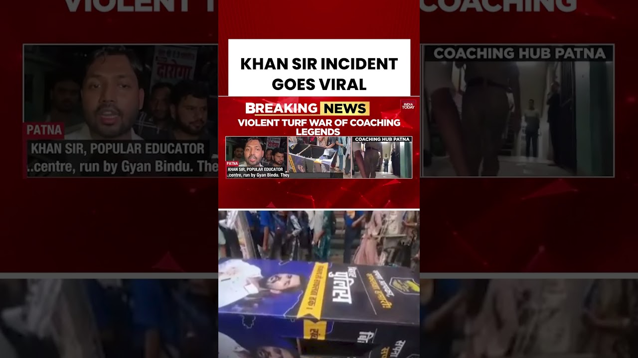 Khan Sir Incident Goes Viral As Patna Coaching Row Sparks Debate #khansir #breakingnews #viral