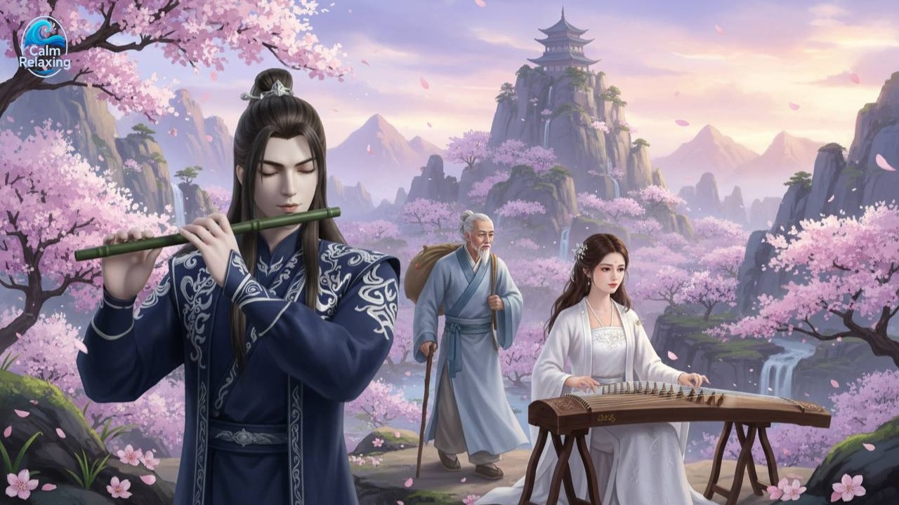 Calming Chinese Music • Kloy Flute + Guzheng for Stress Relief