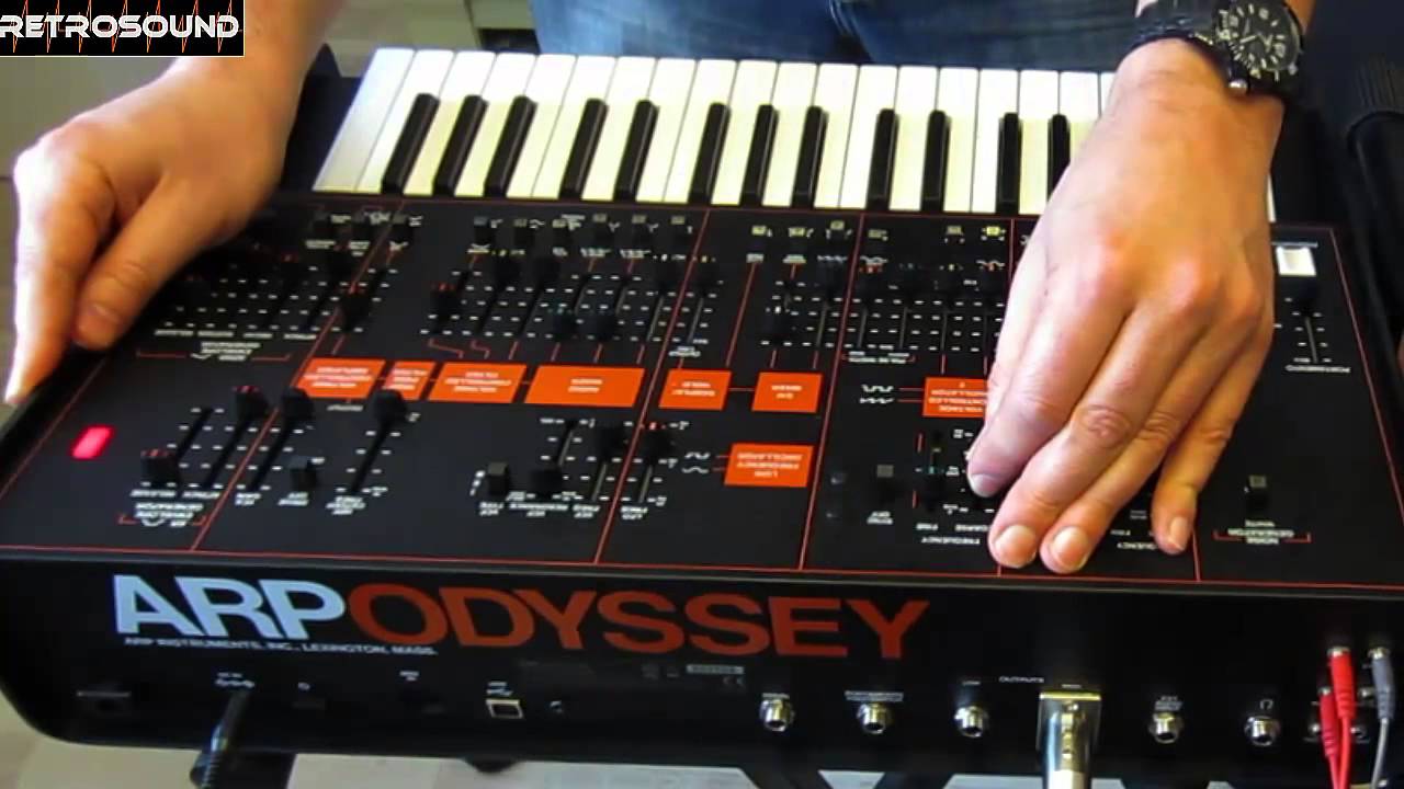 KORG ARP ODYSSEY Synthesizer (2015) - cv/gate sequenced