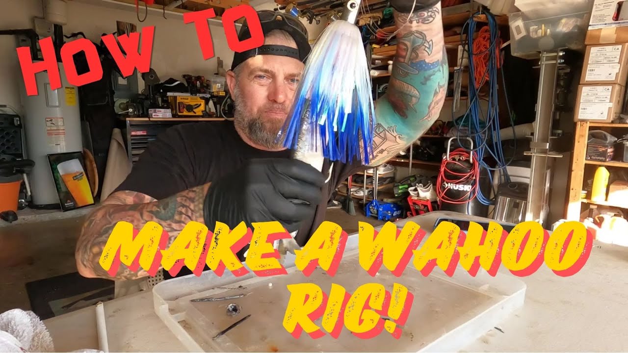 How to make a Wahoo ballyhoo rig