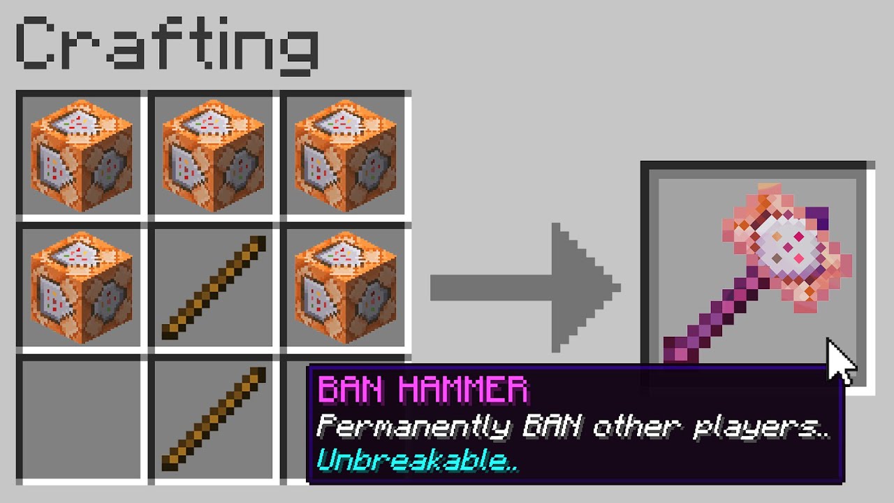Minecraft UHC but you can craft a 