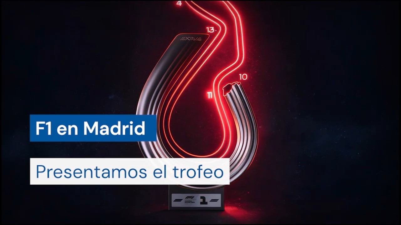 Presentamos el trofeo del Gran Premio de Espa&ntilde;a de F&oacute;rmula 1