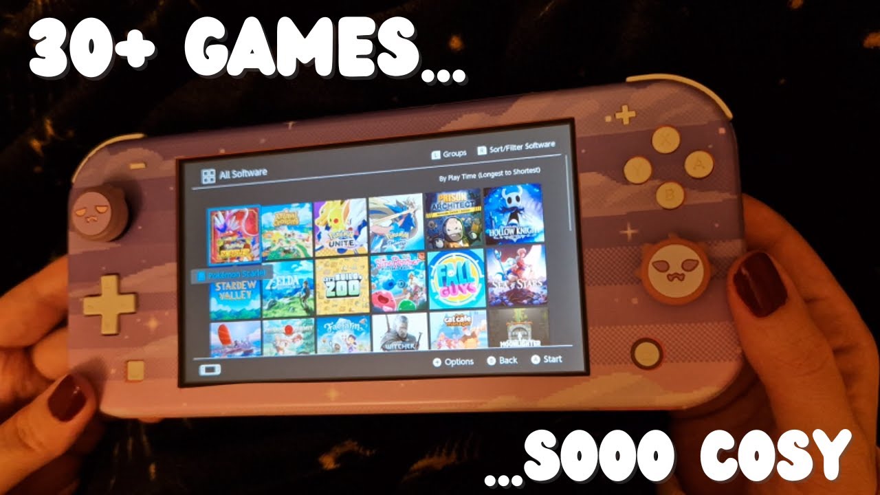 ASMR Nintendo Switch games collection 🎮(whispered)