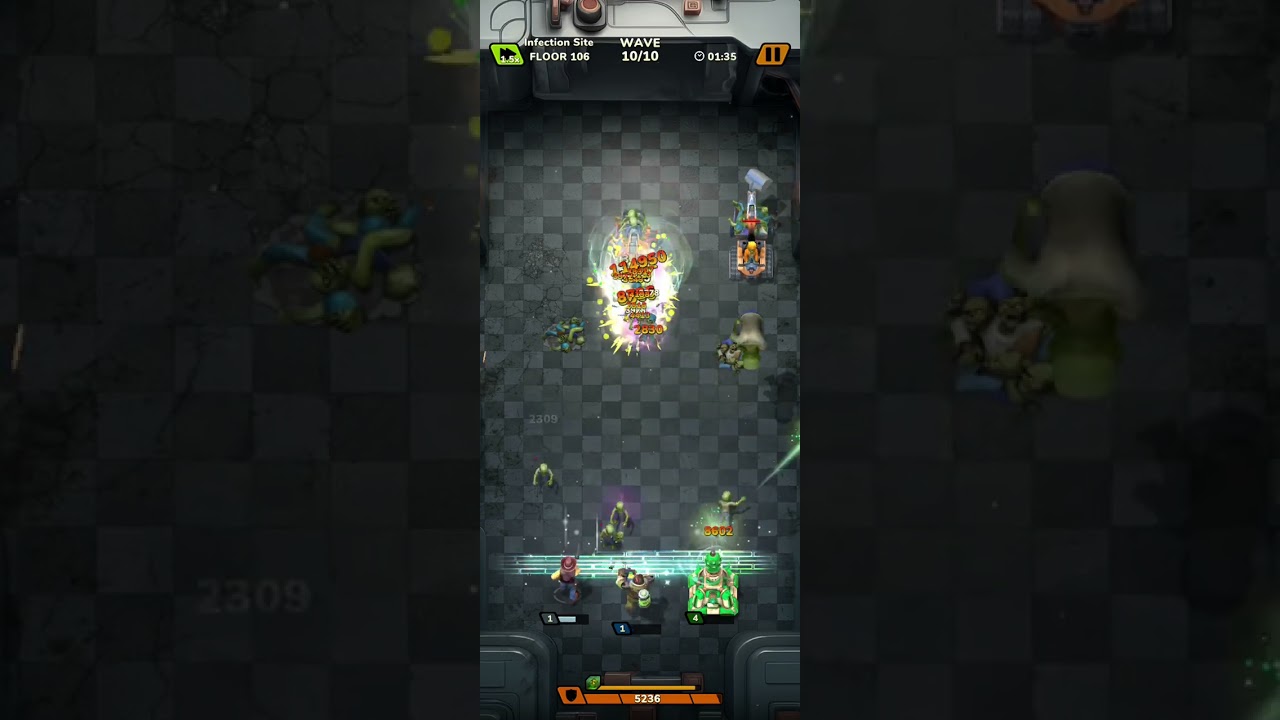 Last Legion - Tower defense. Infection site 106-108 floors.