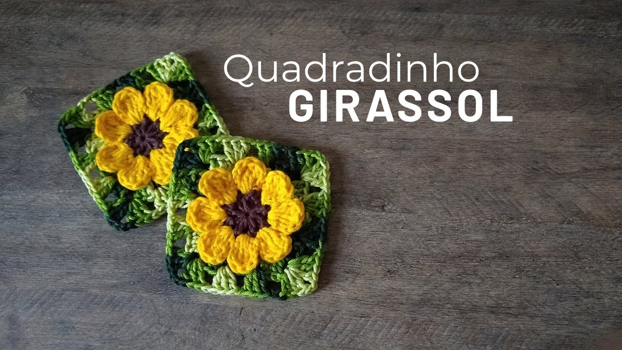 Quadradinho girassol 🌻 