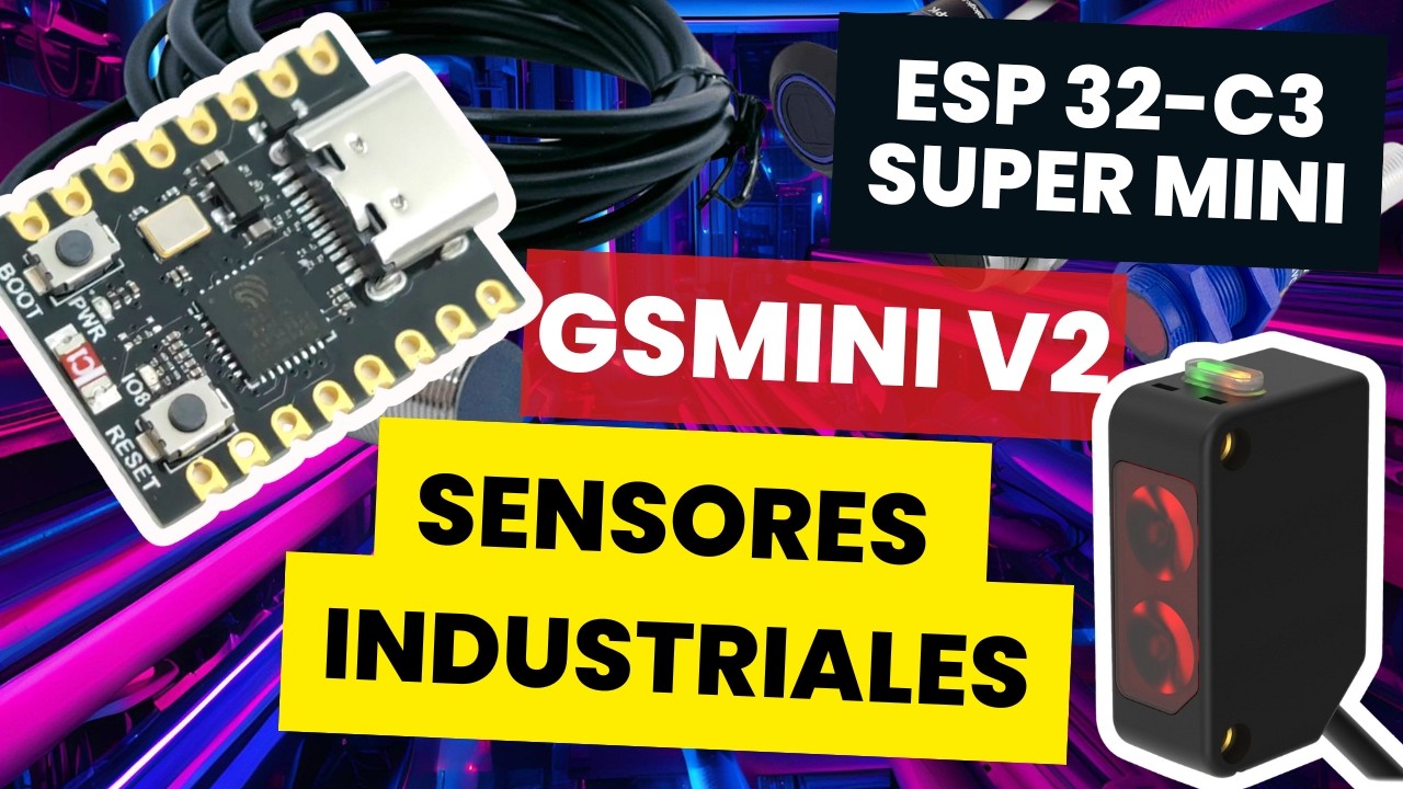 SENSORES INDUSTRIALES CON ESP32 C3| GSMINI V2 #esp32 #arduino #electronics #CODING