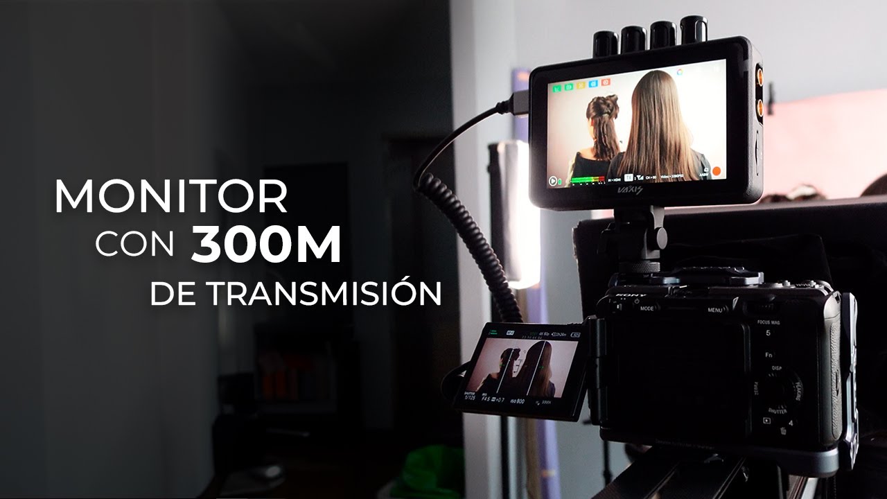 ¿Un MONITOR con 4 ANTENAS? 😱 | Monitor SDI Vaxis Atom A5 🎥