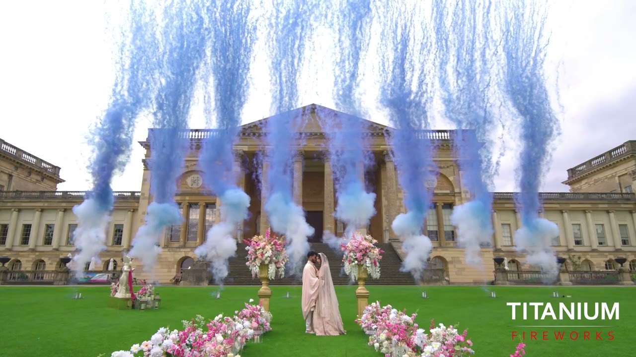 Wedding Pyrotechnic Smokes - Blue