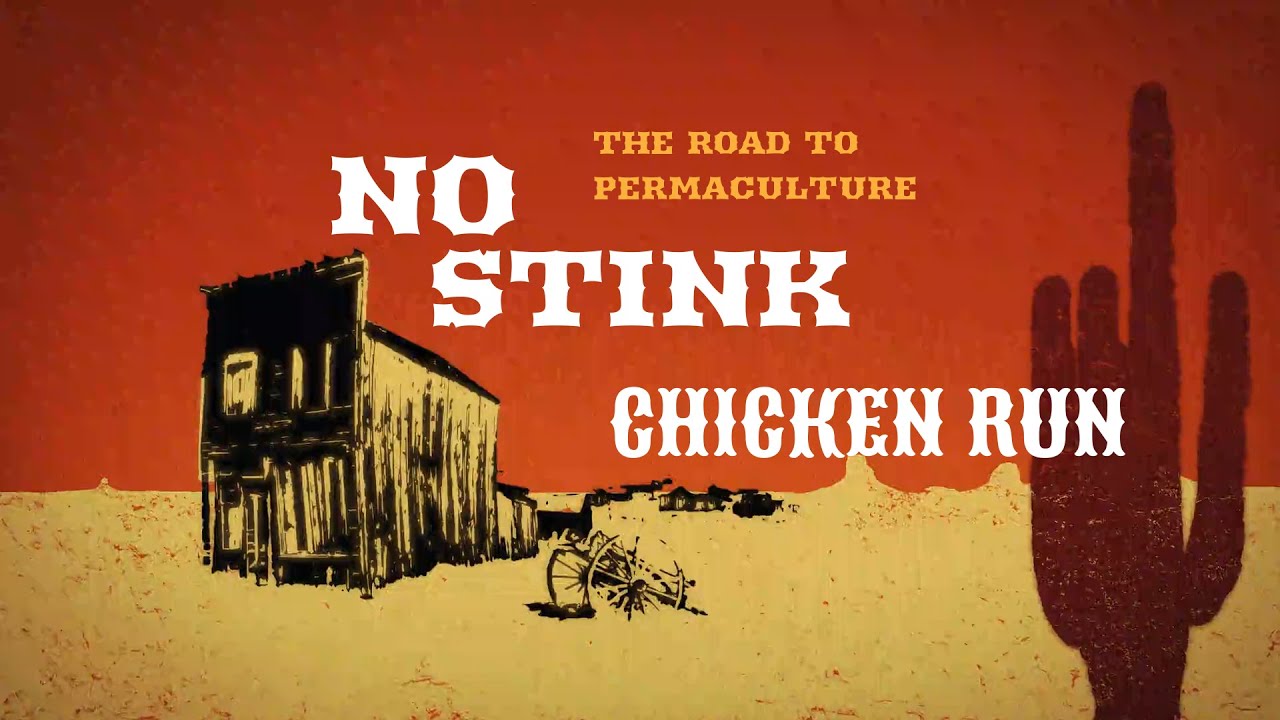 How to keep a NO STINK Chicken Run Coop 2020  #theroadtopermaculture