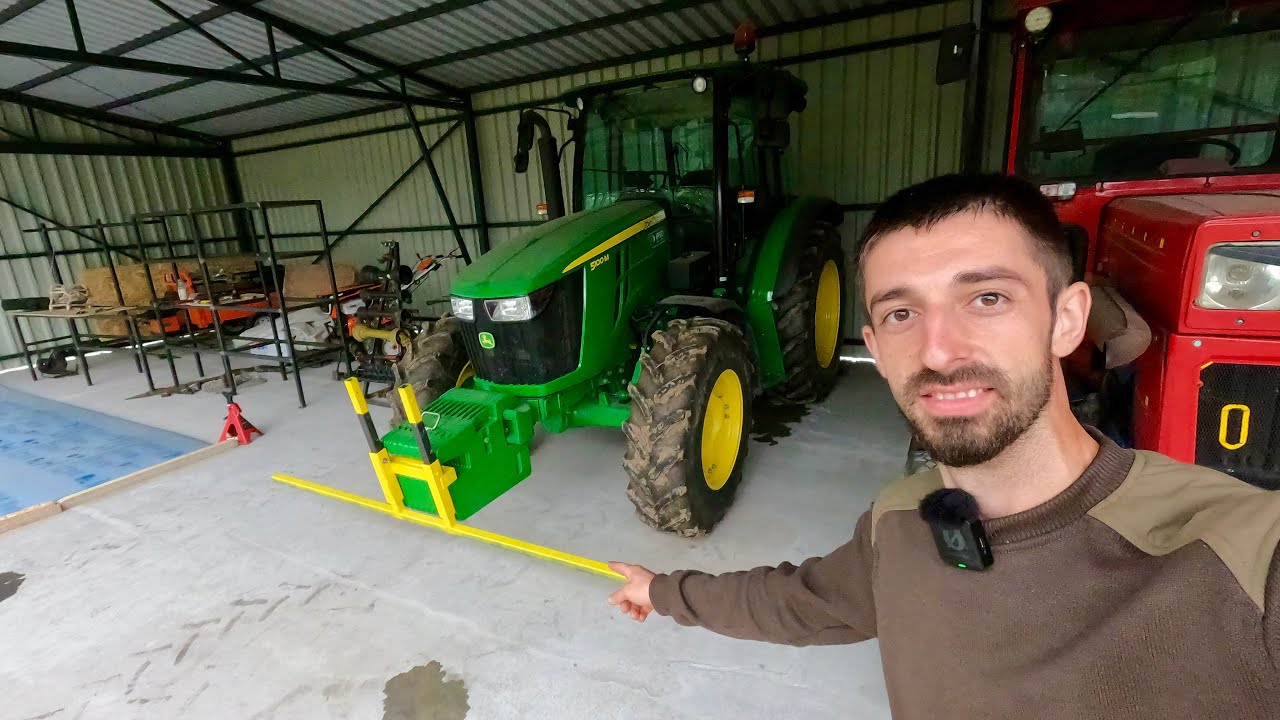 A PLOUAT TOȚI COCENII DE PORUMB + CE AM CONSTRUIT PENTRU NOUL TRACTOR JOHN DEERE 5100M