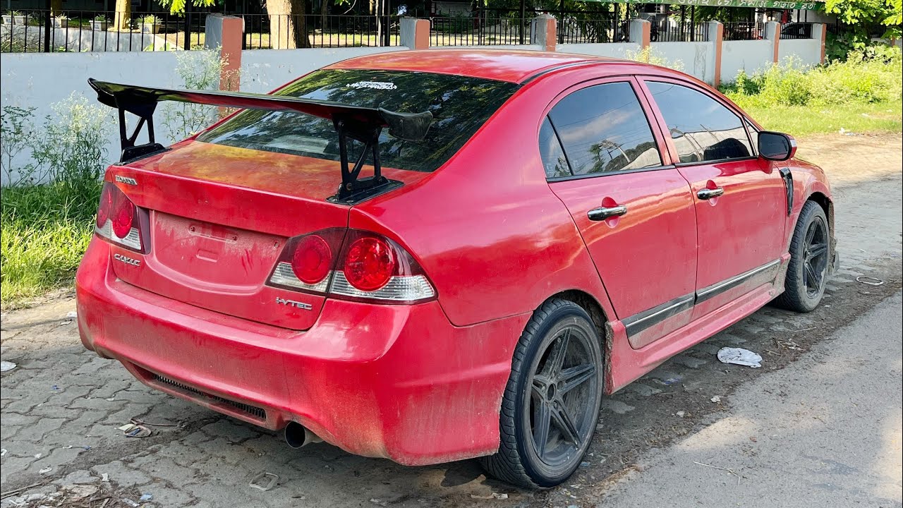 Honda Civic with mods like Toyota Supra | Loudest💥🚀