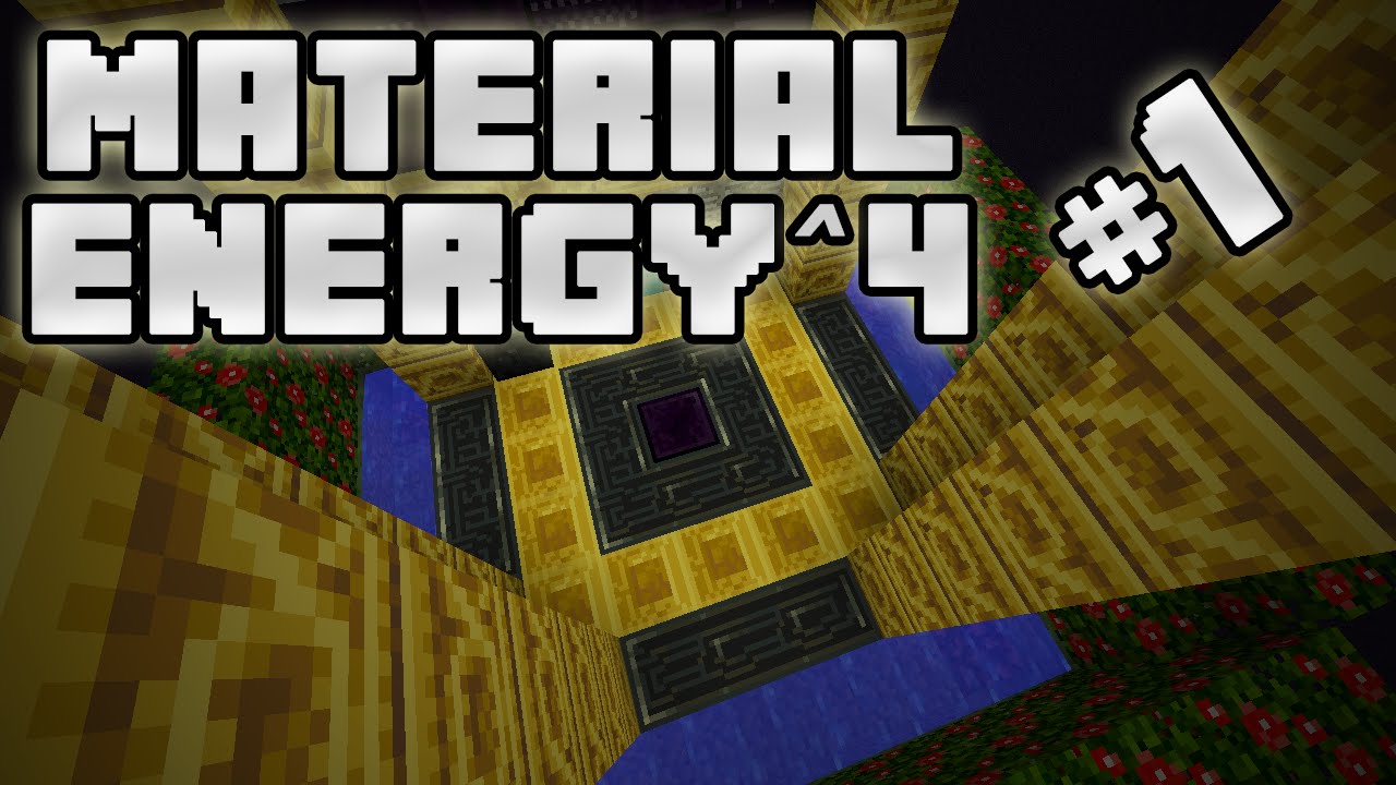 Minecraft FTB Material Energy^4 - Ep 1 - Hypercubed