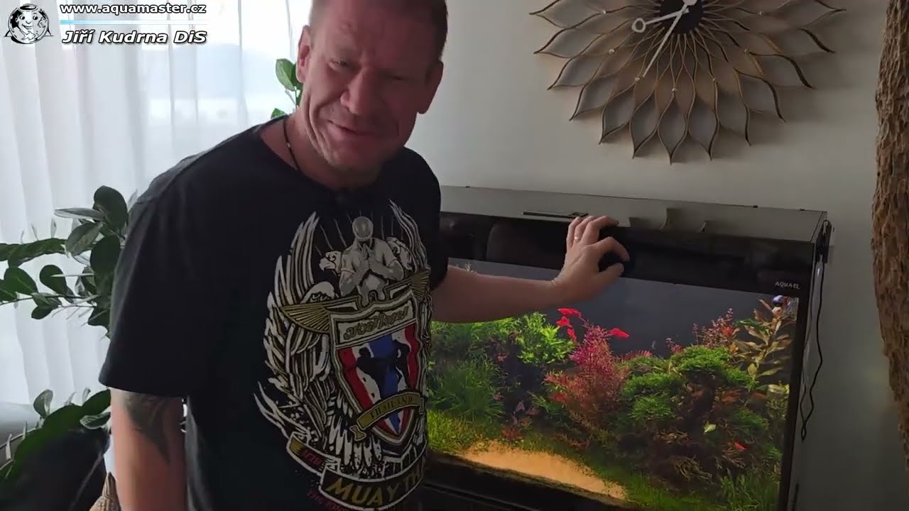 Kompletní přestavba akvária u kamaráda Honzy, aneb v jednoduchosti je síla.