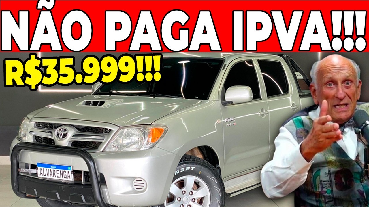 💣🚫 6 picapes brutas que ninguém lembra, custam pouco e são isentas de IPVA em 2026!💣🚫