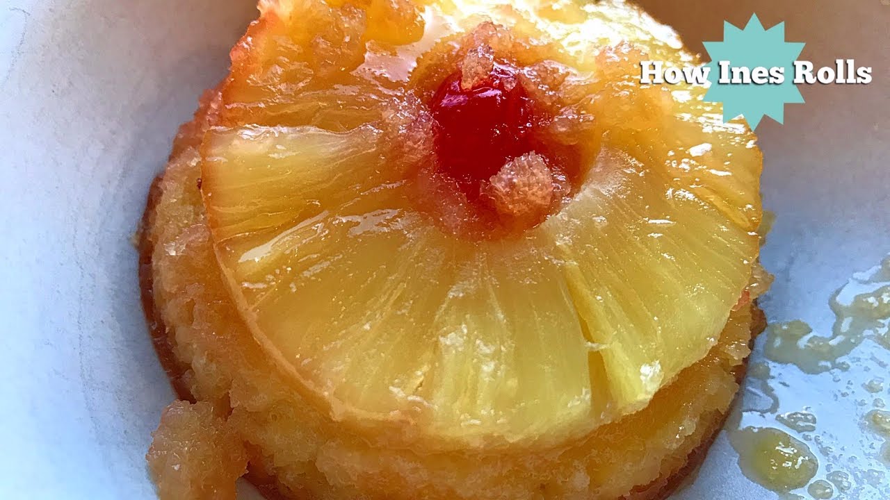 Mini Pineapple Upside Down Cakes | Easy Baking Tutorial | *How Ines Rolls*