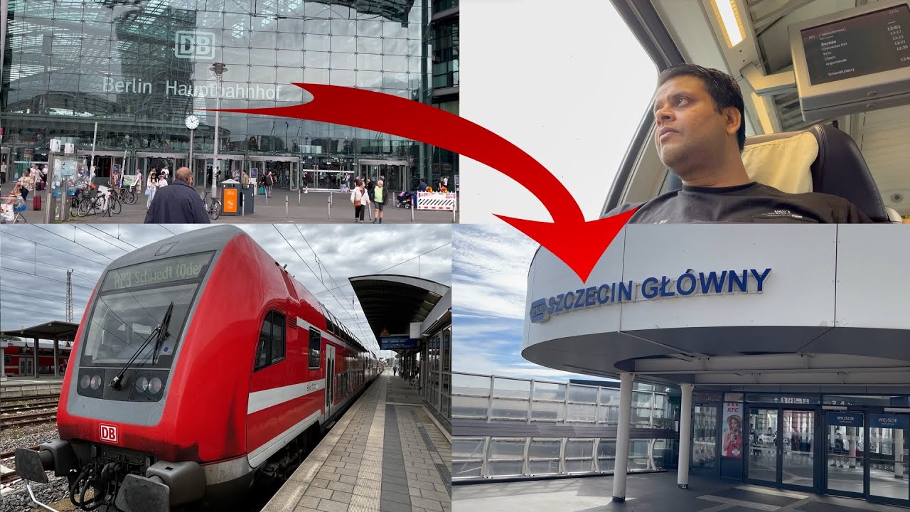 Ride in DB Regio - Berlin to Szczecin