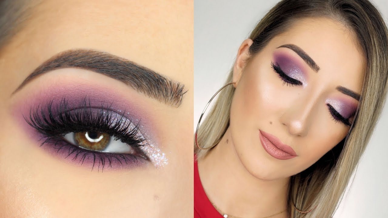 PURPLE SMOKEY EYE MAKEUP TUTORIAL
