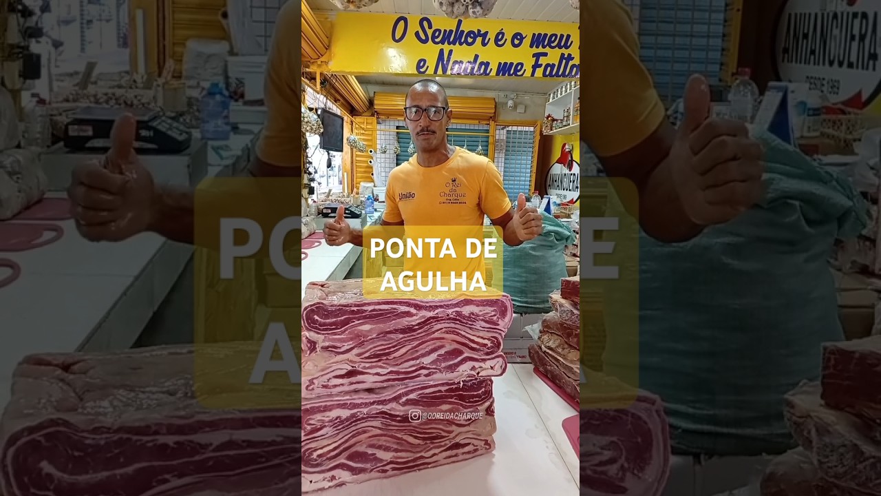 P.A É FRIGORAÇA🔥Ponta de Agulha #charque #jaba #carnedesertao #oreidacharque #feiradecaruaru carne