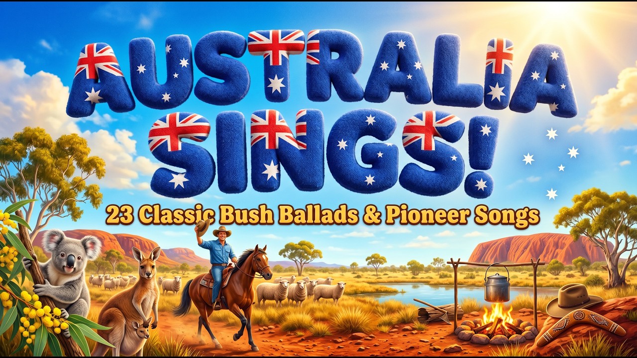 🌾 AUSTRALIA SINGS! 23 Classic Bush Ballads & Pioneer Songs | Singalong Collection