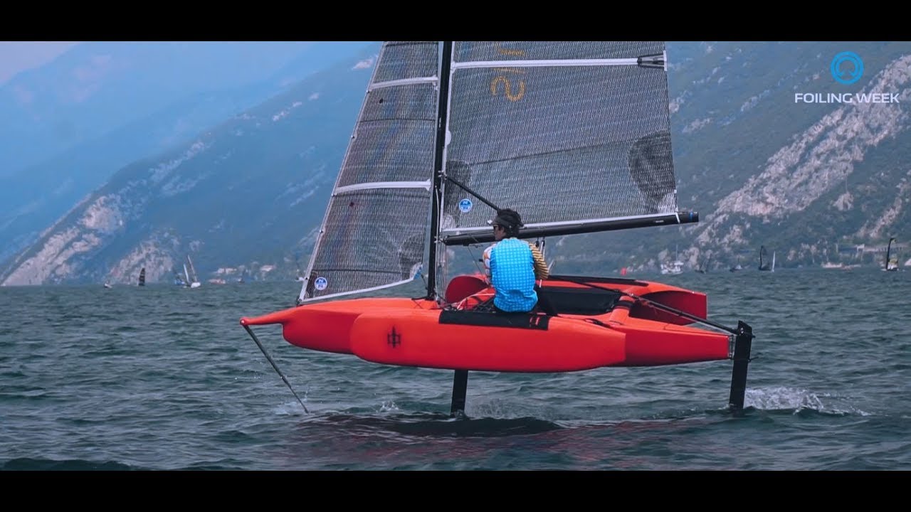 Flying Mantis at 2019 Foiling Week Garda