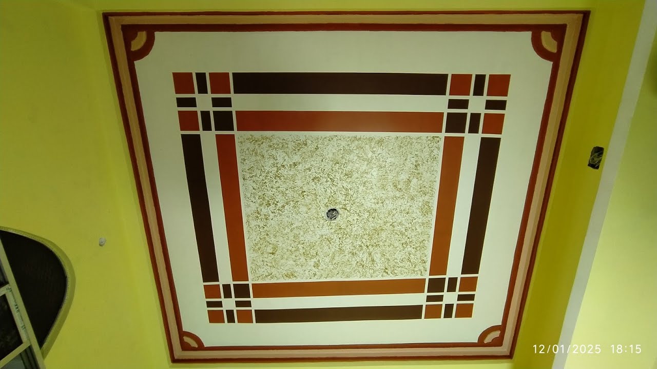 New Colour Masking Tape For Ceiling Design Texture Paints ALIYA PAINTING #tech