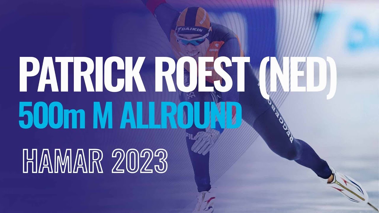 Patrick ROEST (NED) | Winner | 500m M Allround | Hamar | #SpeedSkating