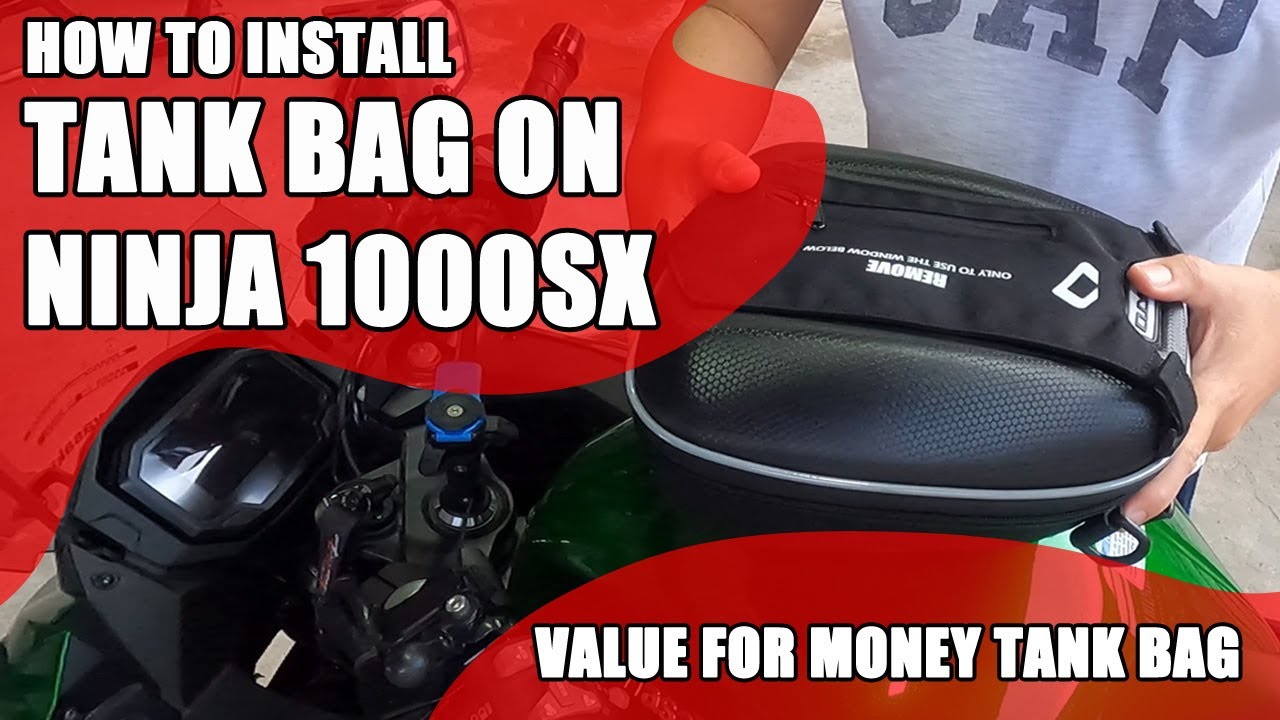 Tank Bag on Ninja 1000sx I Cucyma I Junnel Santos TV